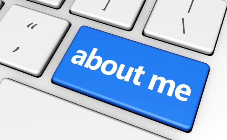 about me page