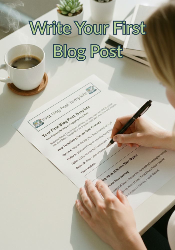 write your first blog post