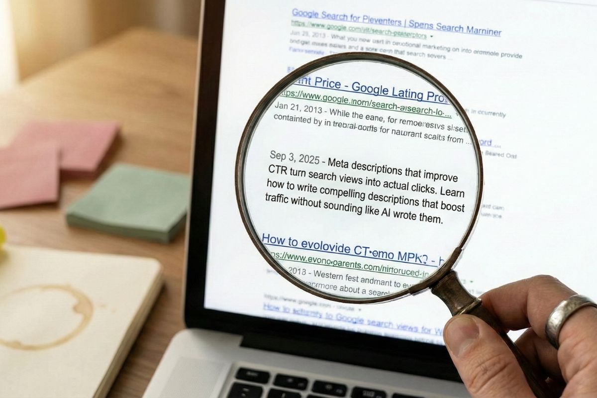 meta descriptions that improve ctr