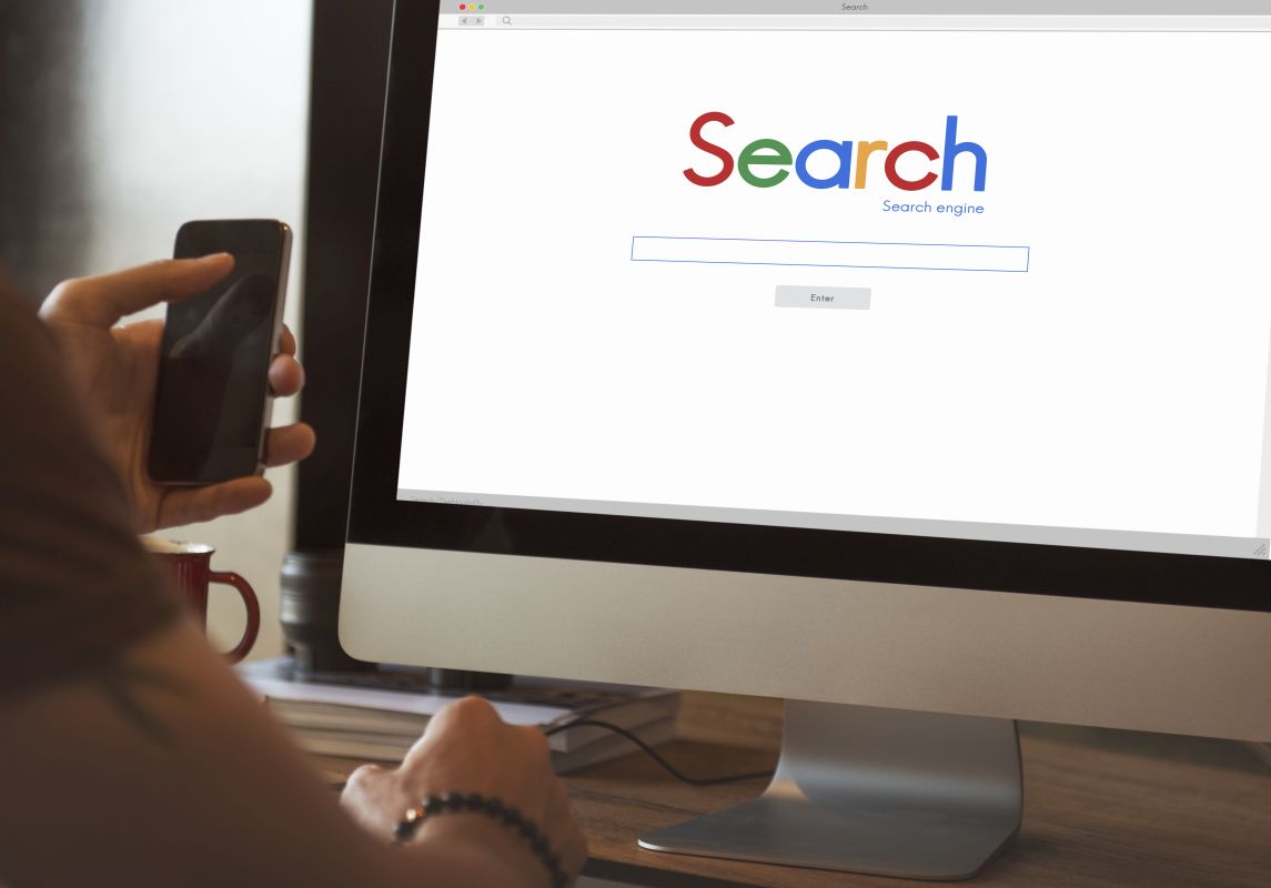 understanding search intent search page on screen