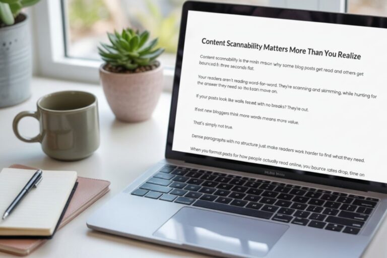 content scalability for blogging