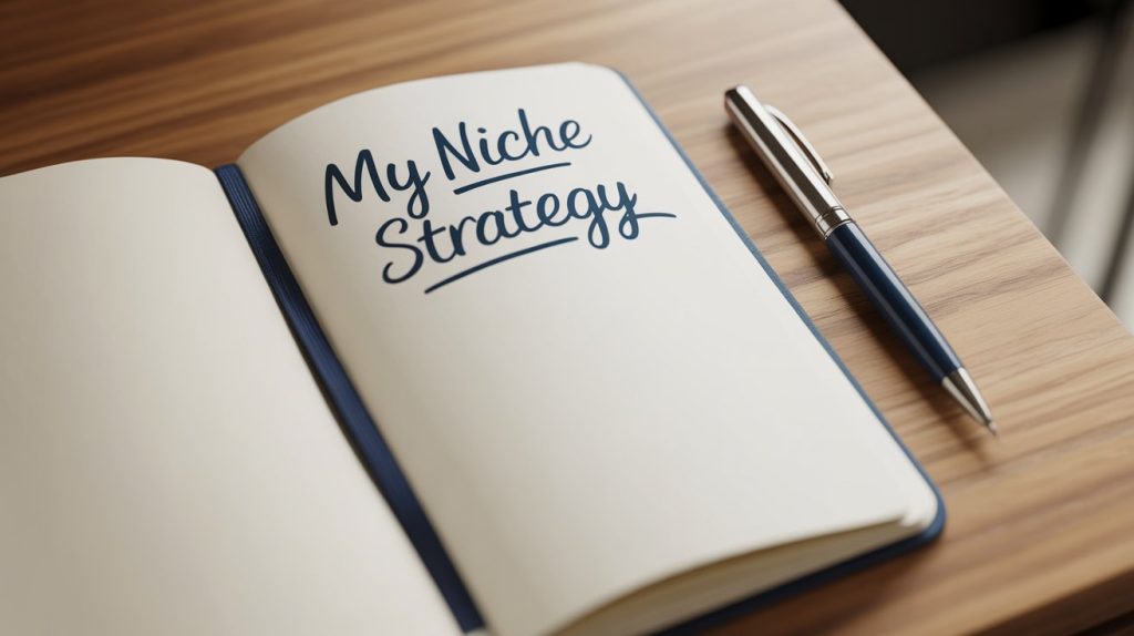 real niche strategy look like for a new blogger