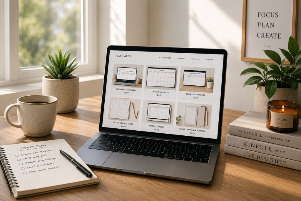 start creating templates that sell today