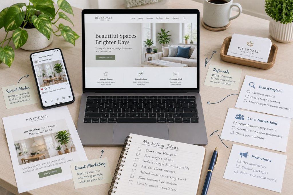 does your website give your marketing a place to live